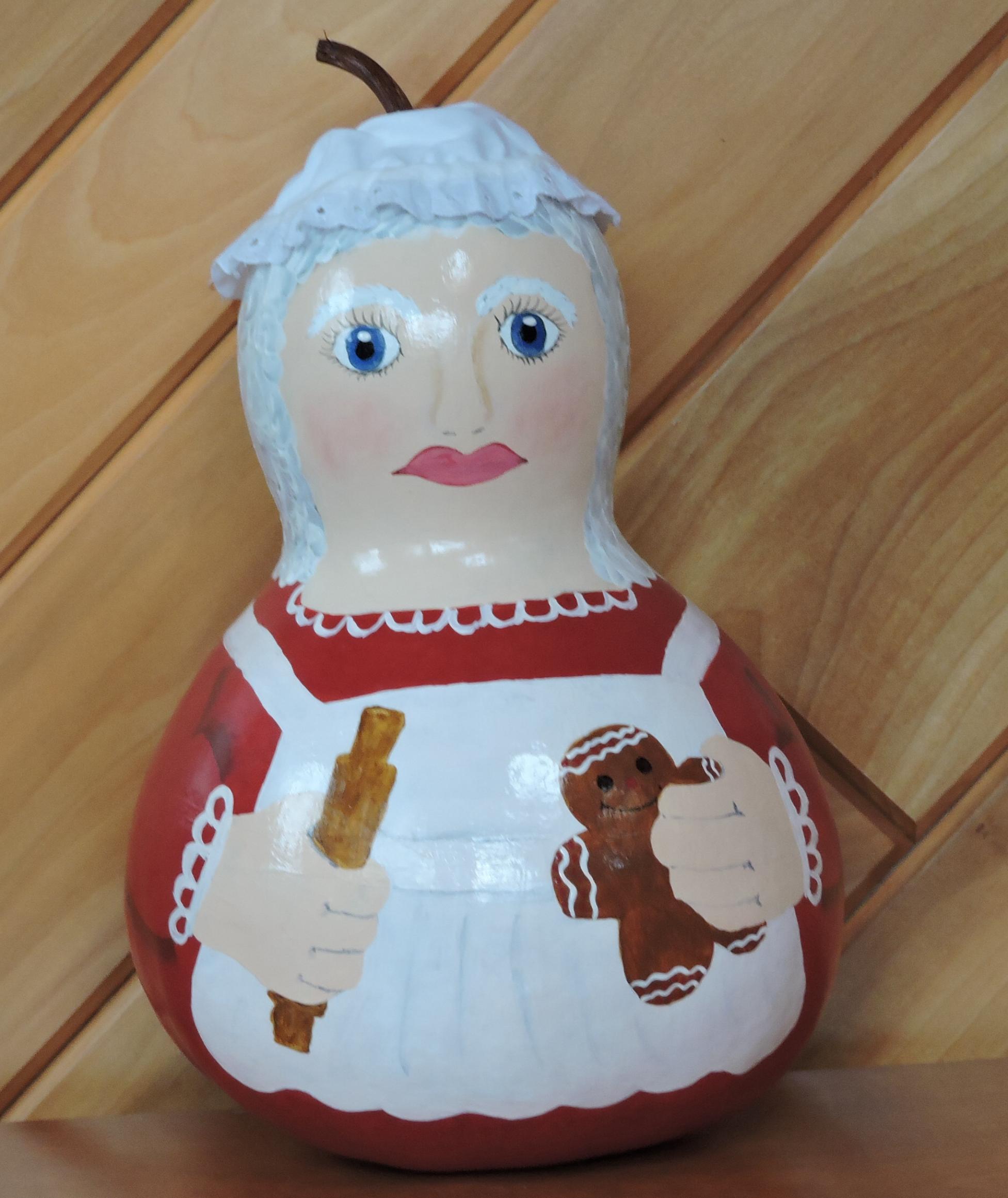 Mrs Claus gourd
