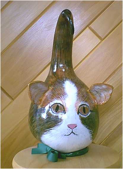 brown cat gourd