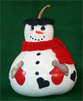 snowman gourd
