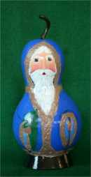 santa blue coat gourd